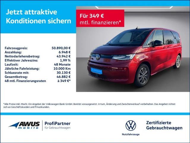 Volkswagen T7 Multivan KÜ 2.0TDI 110kW DSG PANO MATRIX-LED 2025 Diesel