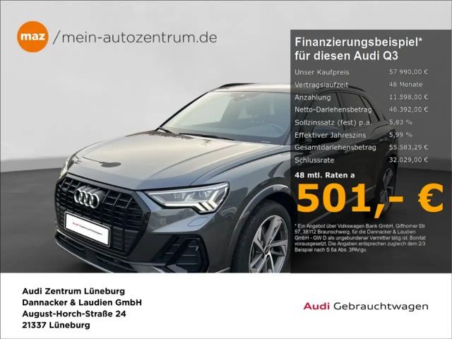 Audi Q3 45 2.0 TFSI quattro S line Alu Matrix-LED AHK Sono 2025 Benzine