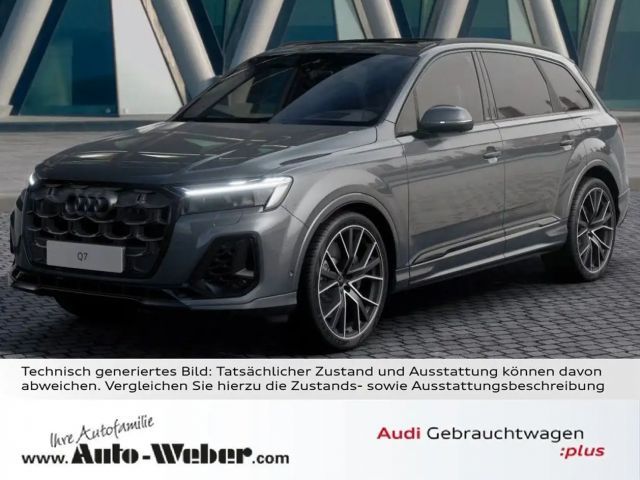 Audi Q7 55TFSIe qu S LINE BLACK PANO AHK B&O MATRIX 2024 Hybride / Benzine