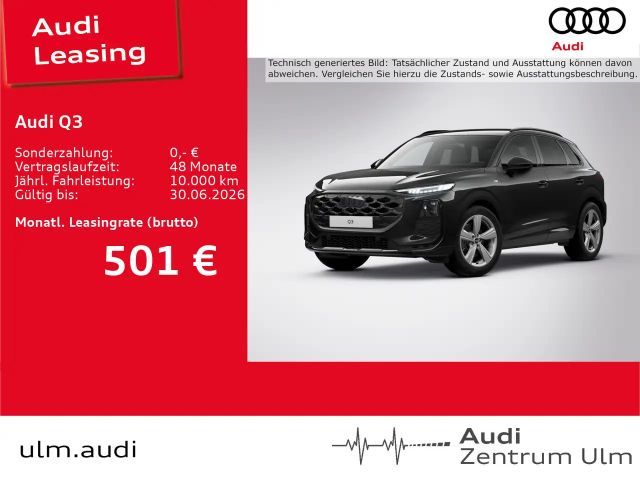 Audi Q3 S-Line Black TDI LED+ NAVI TECH NEUES MODELL 2025 Diesel