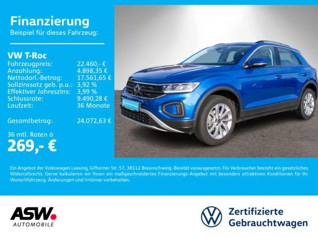 Volkswagen T-Roc T-ROC Life 1.5 TSI DSG LED Navi PDC SHZ AHK 2022 Benzine