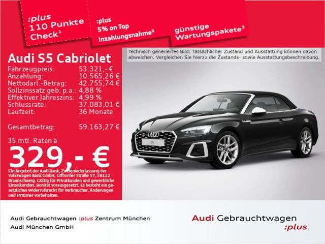 Audi S5 tiptr. B&O/Massage 2023 Benzine