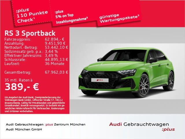 Audi RS3 2024 Benzine