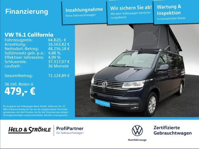 Volkswagen T6.1 California Ocean 2.0 TDI DSG ACC STHZ R-KAM 2024 Diesel