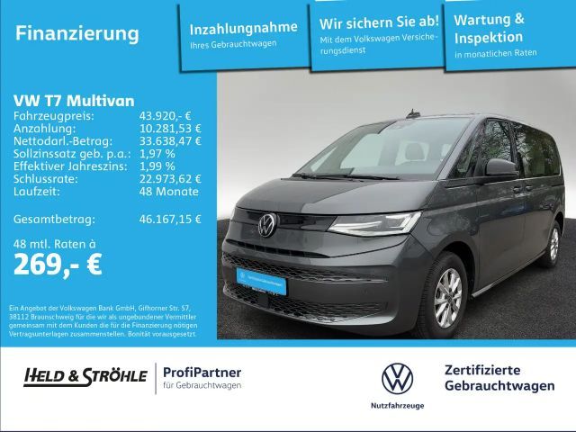 Volkswagen T7 Multivan KÜ 2.0TDI 6SITZE ALARM MATRIX NAVI P 2024 Diesel