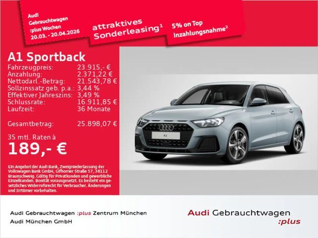 Audi A1 25 TFSI S tronic advanced Navi+/LED 2025 Benzine
