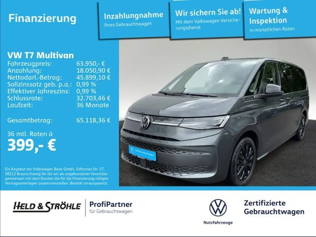 Volkswagen T7 Multivan Multivan GOAL LÜ 1.5 eHybrid 4M 7SITZE AHK PANO 2025 Hybride / Benzine