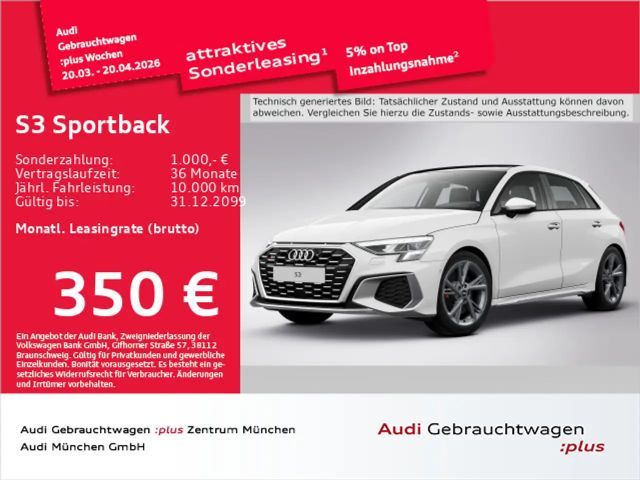 Audi S3 TFSI S tronic Pano/Navi+/PDC+ 2023 Benzine