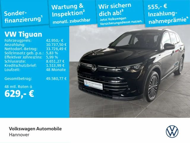 Volkswagen Tiguan Elegance 1.5 TSI DSG eHybrid Navi AHK DCC 2025 Hybride / Benzine