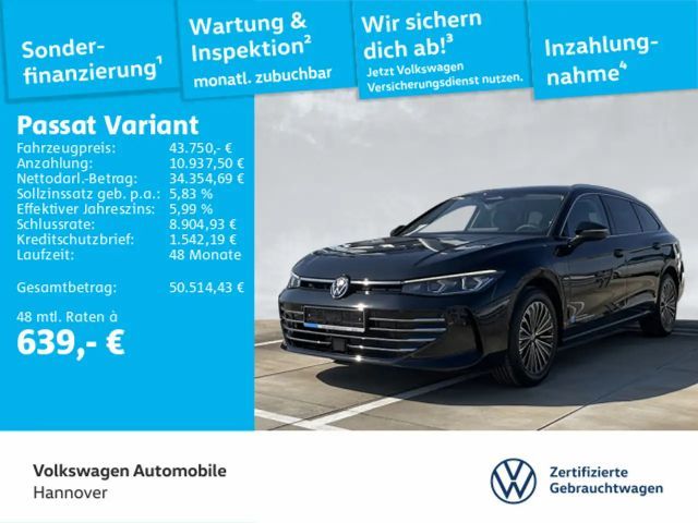 Volkswagen Passat Variant Elegance 1.5 TSI DSG eHybrid AHK 2024 Hybride / Benzine