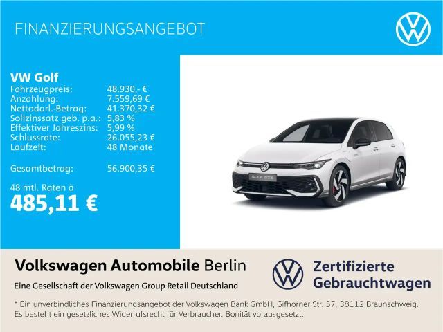 Volkswagen Golf GTE GTE 2025 Hybride / Benzine