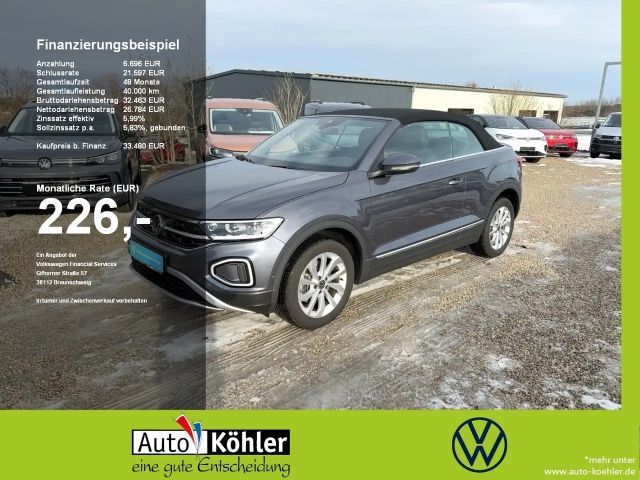 Volkswagen T-Roc Cabriolet Style TSI Standheiz./ AHK/ Kamera 2025 Benzine