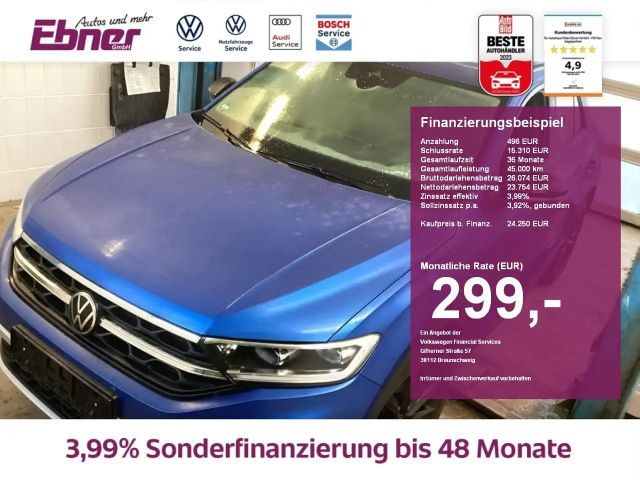 Volkswagen T-Roc BLACK STYLE TSI PANO+ACC+LED+KEYLESS+el.KLAPPE+NAV 2022 Benzine
