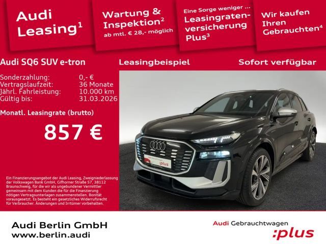 Audi SQ6 e-tron SQ6 e-tron 360 kW AHK 360°K HUD PANO VIRTUAL 2025 Elektrisch