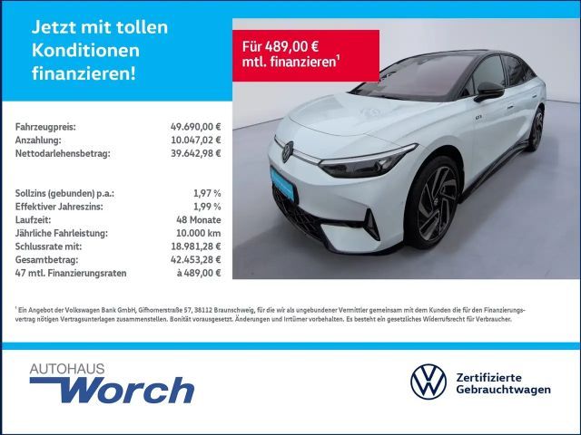 Volkswagen ID.7 GTX Wärmepumpe+AHK+HEAD-UP 2025 Elektrisch