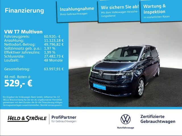 Volkswagen T7 Multivan Life KÜ 1.5 eHybrid 4M AHK 7S LED NA 2025 Hybride / Benzine