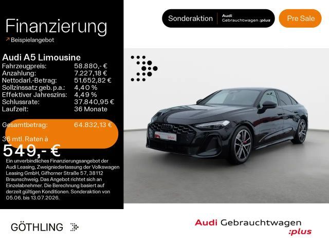 Audi A5 e-hybrid qu 2x S line S tro*HUD*Mat 2025 Hybride / Benzine
