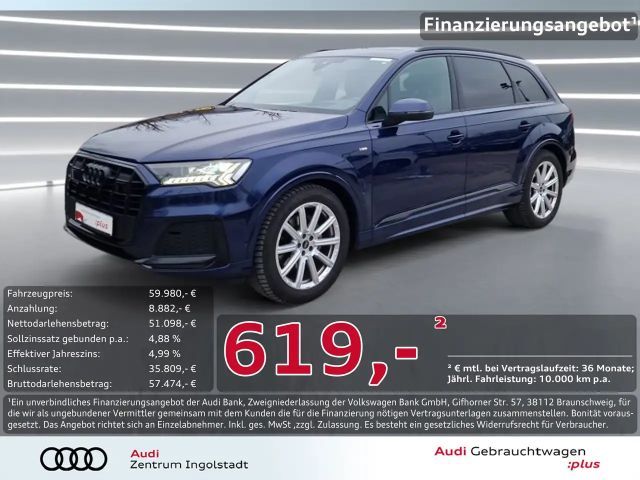 Audi Q7 50 TDI qu S line Pano B&O LASER S-Sitze HuD 2023 Diesel