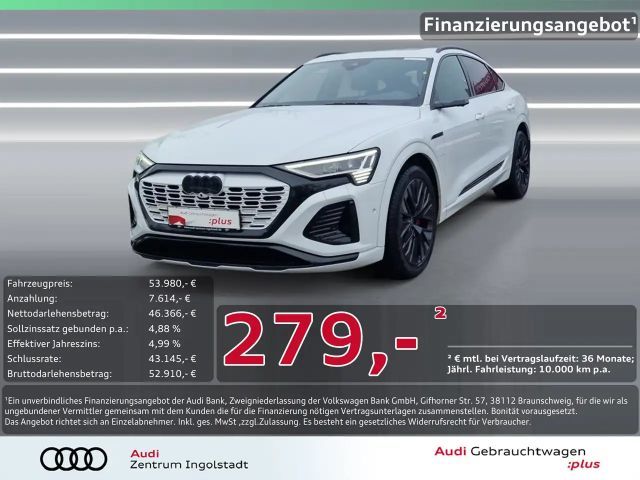 Audi Q8 e-tron Sportback 55 qu edition S line Pano 21" 2023 Elektrisch