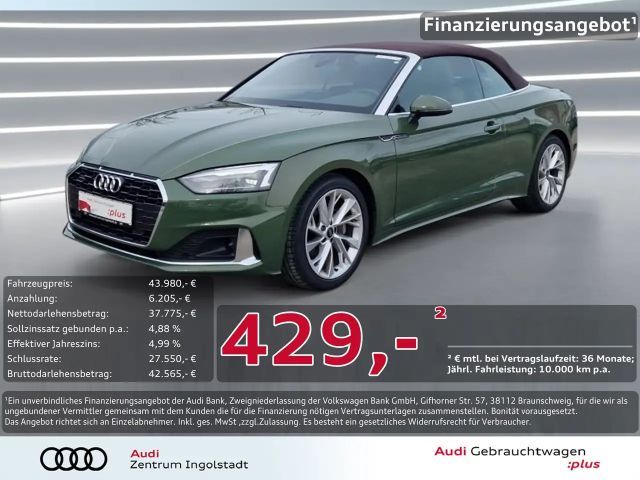 Audi A5 Cabrio 40 TDI qu S-Sitze LED MASSAGE advanced 2023 Diesel