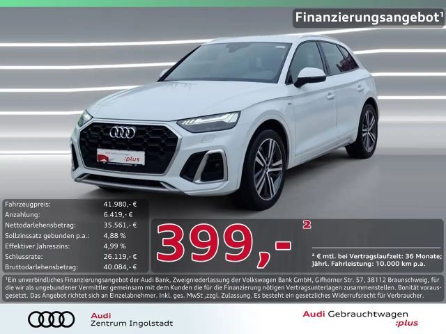 Audi Q5 55 TFSI e qu S line MATRIX Luft HuD MASSAGE 2022 Hybride / Benzine