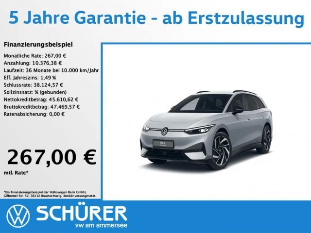 Volkswagen ID.7 Tourer Pro S AHK Keyless WäPump Memory-Sitz HuD 2025 Elektrisch