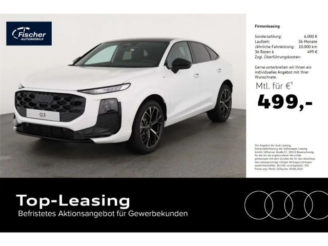 Audi Q3 Sportback TFSI quattro S line LP: 69.485,-AHK/Pano 2026 Benzine