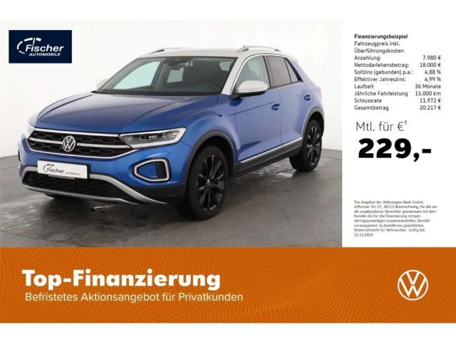 Volkswagen T-Roc 1.5 TSI Style DSG Matrix/NAV/ACC/RFK/SH 2022 Benzine