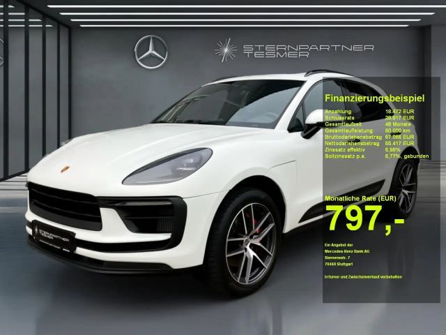 Porsche Macan S AHK Pano Memo Kamera PCM-Navi 20" Alarm 2023 Benzine