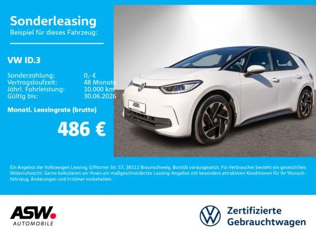 Volkswagen ID.3 Pro LED Navi PDC ACC SHZ Wärmepumpe AHK 2024 Elektrisch