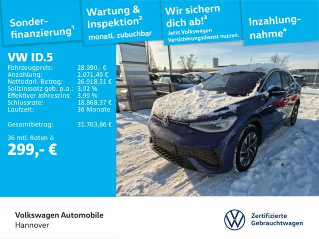 Volkswagen ID.5 Pro Performance Navi AHK LED-Matrix Pano Ka 2022 Elektrisch