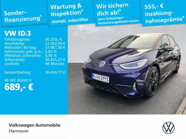 Volkswagen ID.3 GTX Performance FIRE+ICE IQ.LIGHT DCC Navi 2026 Elektrisch