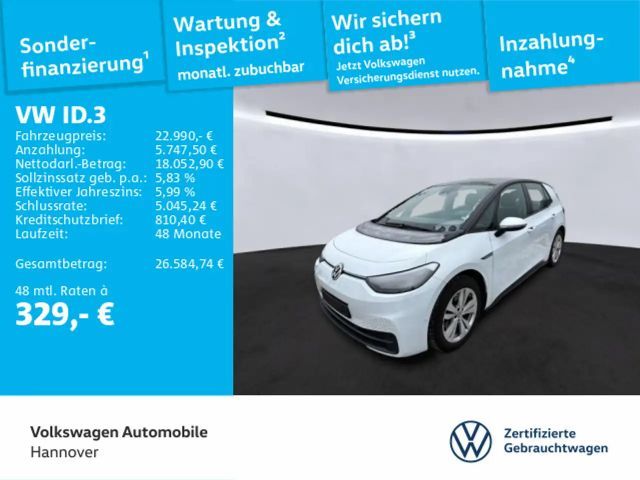 Volkswagen ID.3 Pro S Navi Kamera WP LED SHZ PDC 2022 Elektrisch