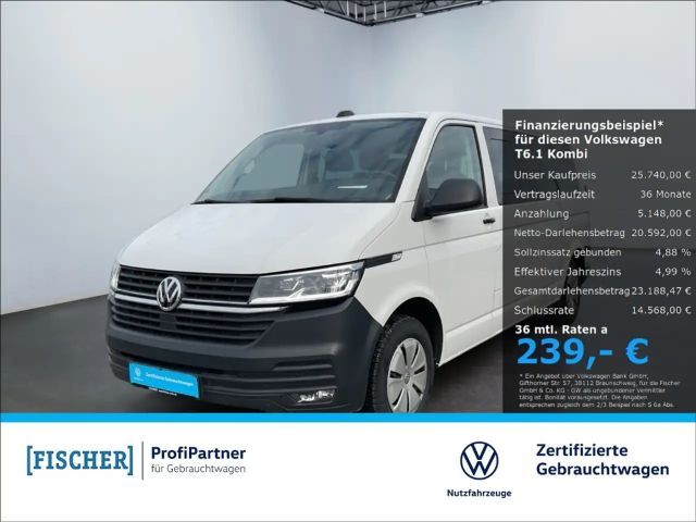 Volkswagen T6.1 Kombi 2.0TDI lang LR LED AHK Navi SHZ PDC vorn & hinten 2021 Diesel