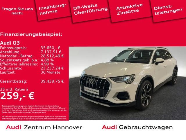 Audi Q3 40 TDI quattro advanced virtual Sonos Navi 2022 Diesel
