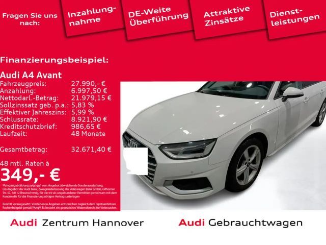 Audi A4 35 TFSI advanced Kamera Navi LED 2023 Benzine