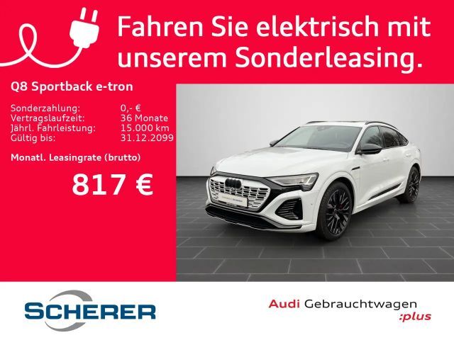 Audi Q8 e-tron Q8 e-tron Sportback 55 quattro S line NAVI B&O A 2023 Elektrisch