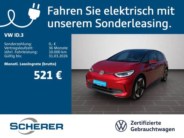 Volkswagen ID.3 Pro 170 kW MATRIX-LED PANO SHZ NAVI 2025 Elektrisch