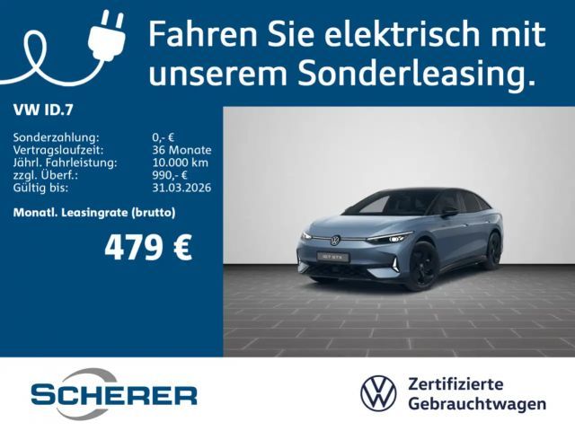 Volkswagen ID.7 GTX MATRIX PANO AHK H&K 360°KAMERA 2025 Elektrisch