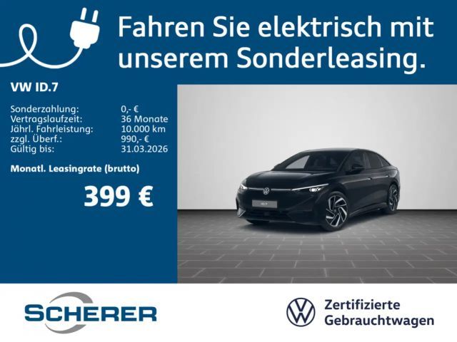 Volkswagen ID.7 Pro MATRIX BLACK STYLE AHK 360°KAMERA H&K 2025 Elektrisch
