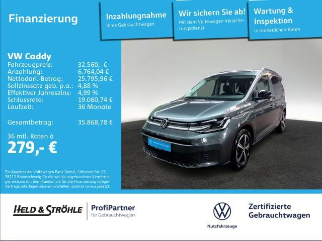 Volkswagen Caddy DARK LABEL 1.5 TSI PANO AHK LED NAV KAM 2024 Benzine
