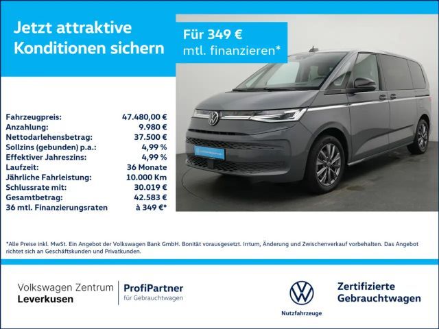 Volkswagen T7 Multivan eHybrid ACC AHK 7-SITZER 2023 Hybride / Benzine