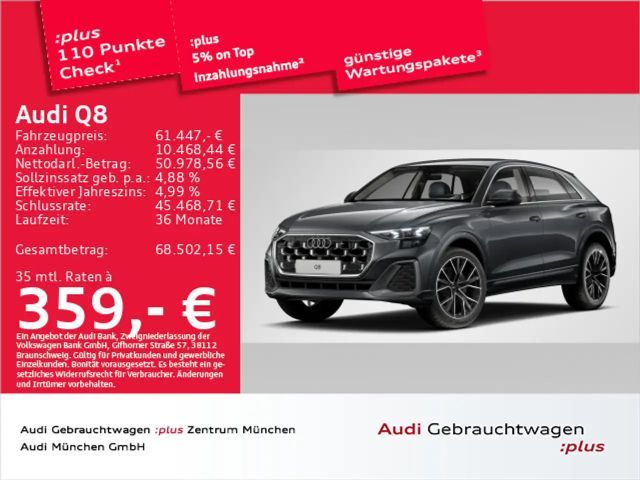 Audi Q8 45 TDI qu. S line 22"Zoll/Laser/B&O/HuD 2024 Diesel