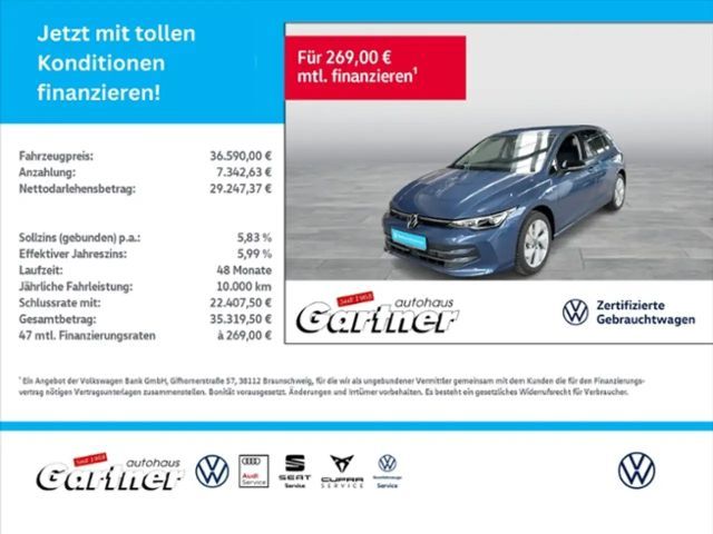 Volkswagen Golf VIII "GOAL"1,5 l eTSI OPF DSG AHK REAR VIEW LED+ 2025 Benzine