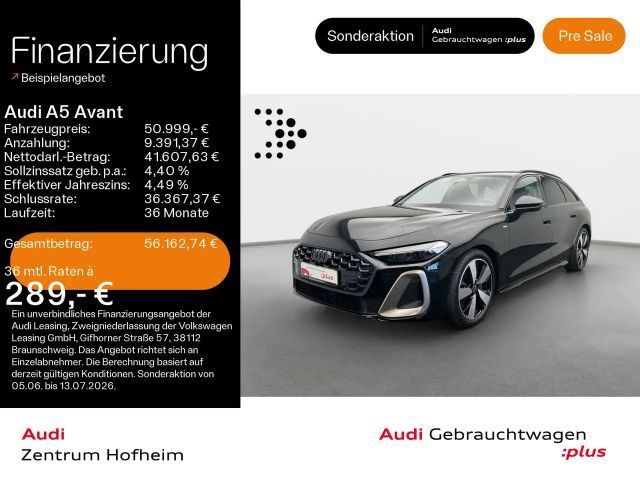 Audi A5 40 TDI S line edition one S tro*B&O*HUD 2025 Diesel