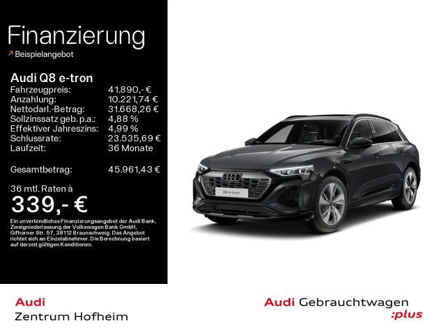Audi Q8 e-tron 50 qu S line*Air*HUD*Pano*Matrix*Virtu 2023 Elektrisch