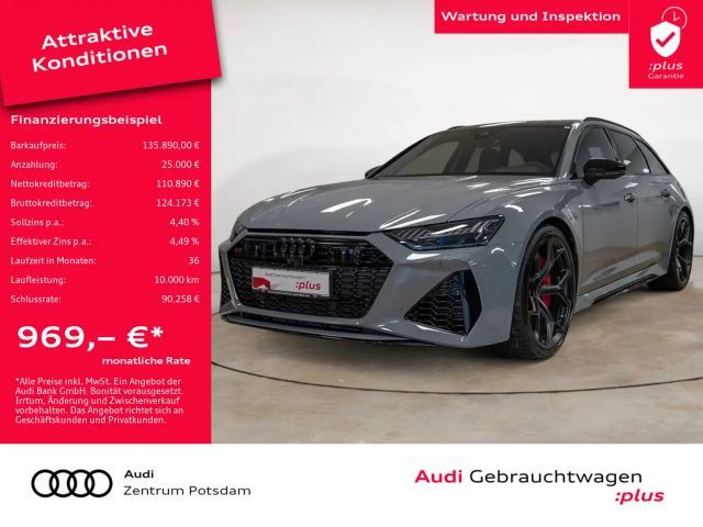Audi RS6 Avant performance LASER B&O STANDHZ PANOR 2025 Benzine