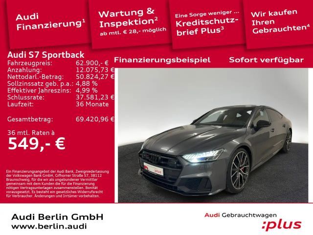 Audi S7 tiptr. STDHZG MATRIX 360°K NACHTS 2023 Diesel