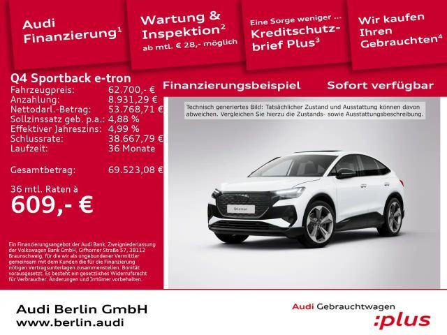 Audi Q4 e-tron Q4 Sportback 45 e-tron 210 kW 2025 Elektrisch