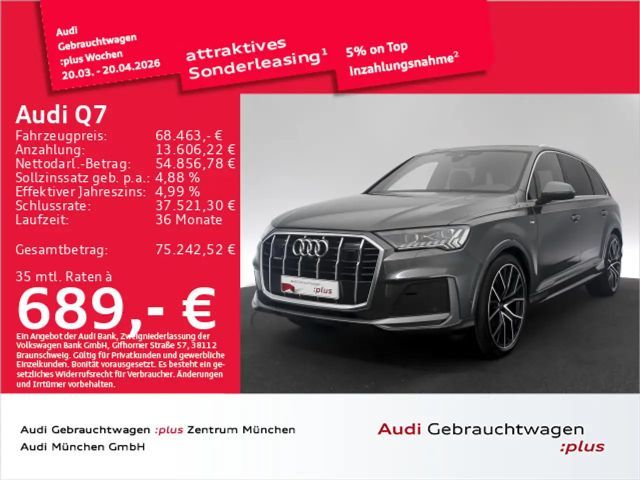 Audi Q7 50 TDI qu. S line StdHzg/Pano/Laser/Allradlen 2023 Diesel